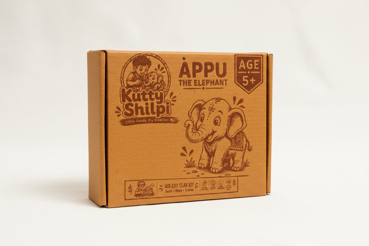 Kutty Shilpi Appu – Elephant Clay Kit